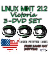 Linux Mint 21.2 &quot;Victoria&quot; - 3 DVD Set with Cinnamon, MATE and XFCE - £7.62 GBP