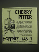 1970 Hoffritz Cherry Pitter Advertisement - £14.56 GBP