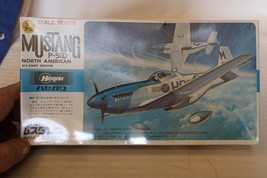 1/72 Scale Hasegawa, North American P-51D Mustang Model Airplane Kit, #A12 - £28.30 GBP