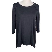 Jessica Simpson Baby Nursing Top L Black 3/4 Sleeves New - £22.41 GBP