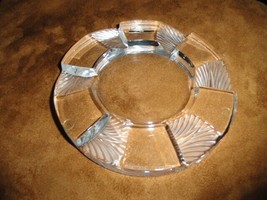 Lalique Cuba Crystal  Ashtray  Measures 6&quot; Diameter - £286.36 GBP