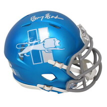 Barry Sanders Autographed Detroit Lions Alternate Speed Mini Helmet Beckett - £231.27 GBP