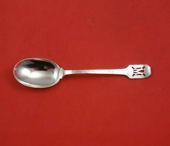 Norman Hammered by Shreve Sterling Silver Teaspoon with Pierced Mono &quot;M&quot; 6&quot; - £46.28 GBP