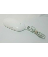 Apple model A1152 USB optical Mighty Mouse small track ball EMC 2058 white  - £54.34 GBP