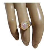 Pretty Fashion Ring Gold  Tone Ring Size 5.5 - $333.56 MXN