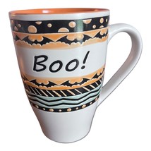 Boo Ceramic Stoneware Tall Mug Spectrum Blue Sky Coffee Halloween 20 Oz - £7.76 GBP