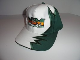 Marine Machine embroidered  Dark Green jagged edge baseball cap - £23.14 GBP