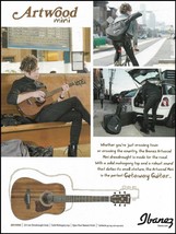 Ibanez Artwood AW54MINI Mini acoustic guitar series advertisement print ad - £3.31 GBP