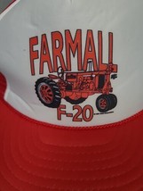 1981 FARMALL Red Snapback Hat Farmer Tractor Trucker Mesh Back Cap Model... - $21.11