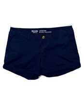 Mossimo Women Size 6 (Measure 31x3.5) Dark Blue Low Rise Midi Shorts - $8.72