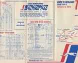 Greyhound Lines Bus Time Tables 79 Michigan January 1973 - $11.88