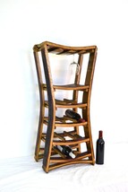 Large Narrow Wine and Glass Rack - Estrecho - Made from retired CA wine barrels - £638.68 GBP