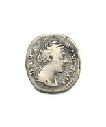 Roman Empire 136-141 AD Diva Faustina Senior Silver AR Denarius Fine - $119.28