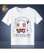 Hoppou Seiki Anime Kantai Collection White Round Neck Short Sleeve T-Shi... - $361.56 MXN