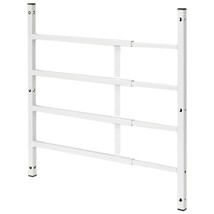 Defender Security S 4760 21 inch, White, Carbon Steel, Fixed 4-Bar Windo... - $89.99