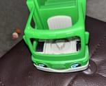 Fisher Price Little People Green Recycle Garbage Trash Truck Vehicle Car - £5.41 GBP