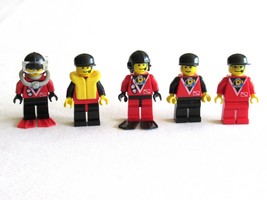 LEGO Vintage Minifigure Lot of 5 Scuba Divers Vintage 6441 Flippers Life... - £15.62 GBP
