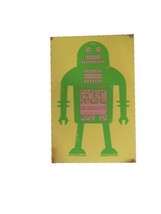 Verni Pending Sérigraphie Affiche Robot - £28.89 GBP