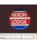Vintage 1960 Nixon Lodge Presidential Political Campaign Pin  - £4.71 GBP