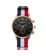 Luxury Fashion Canvas Mens Analog Watch Wrist Watches - £15.97 GBP