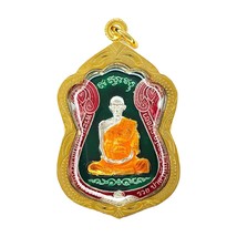 Lp Ruay Berühmter Mönch Emaille Talisman Buddha Thai Amulett Magischer... - £15.93 GBP