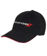 Dodge Stripe Sandwich Brim Black Hat - £23.44 GBP