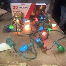 Vintage 25’ String Of Vintage NOMA C9 Multicolor Christmas Tree Lights. - £14.62 GBP