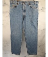 Levis Relaxed Fit Straight Leg Light Wash Blue Denim Jeans Mens 38 x 29 - $18.48