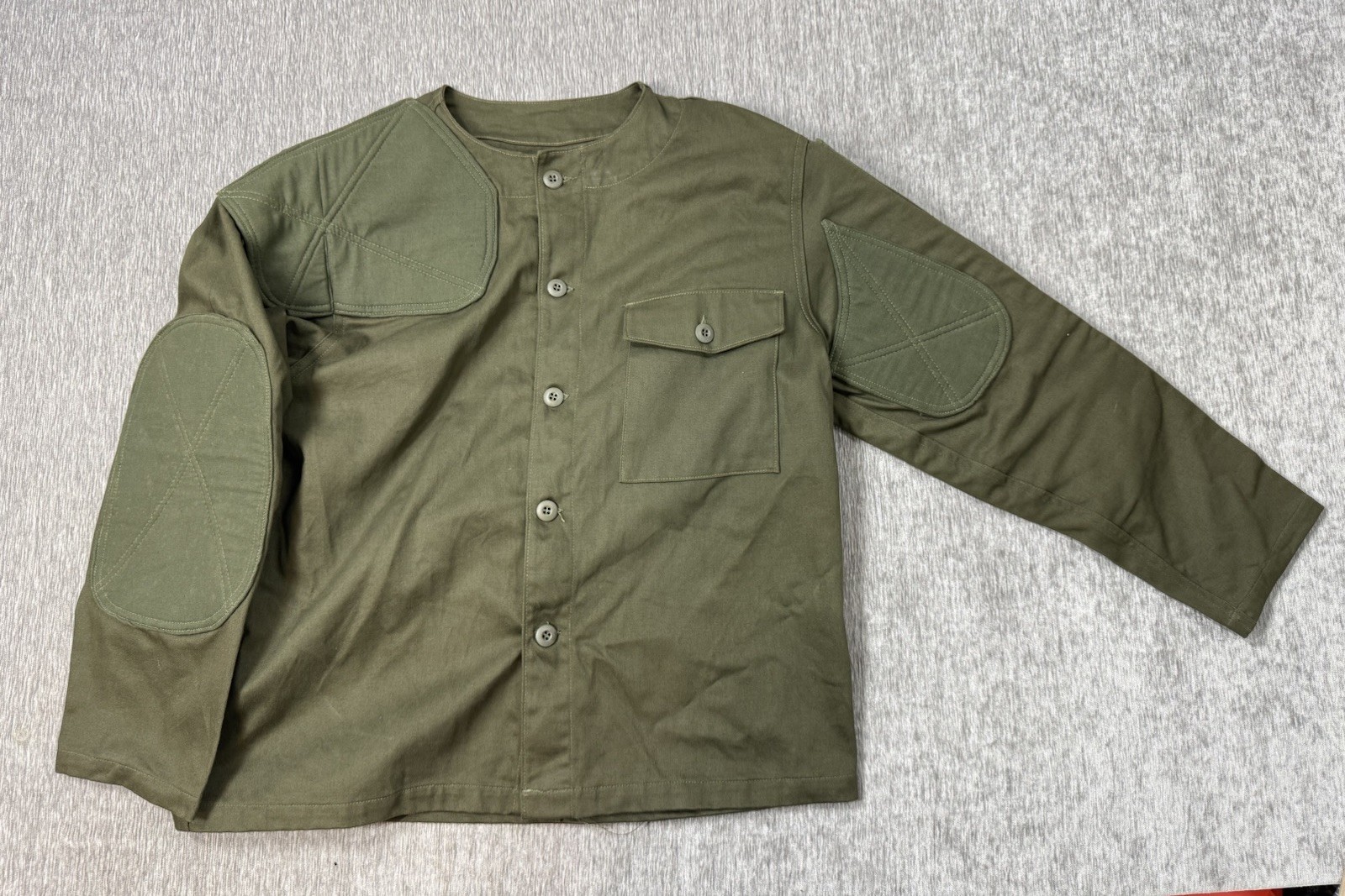 Vintage USMC Shooting Shirt Mens Medium Green Padded US Marines Vanderbi... - £75.12 GBP