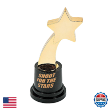 Fun Express Shooting Star Trophy - 12 Pack Awards for Events, Classrooms... - $34.43