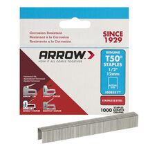 Arrow Fastener 508SS1 Genuine T50 1/2-Inch Stainless Staples, 1,000-Pack - $17.95