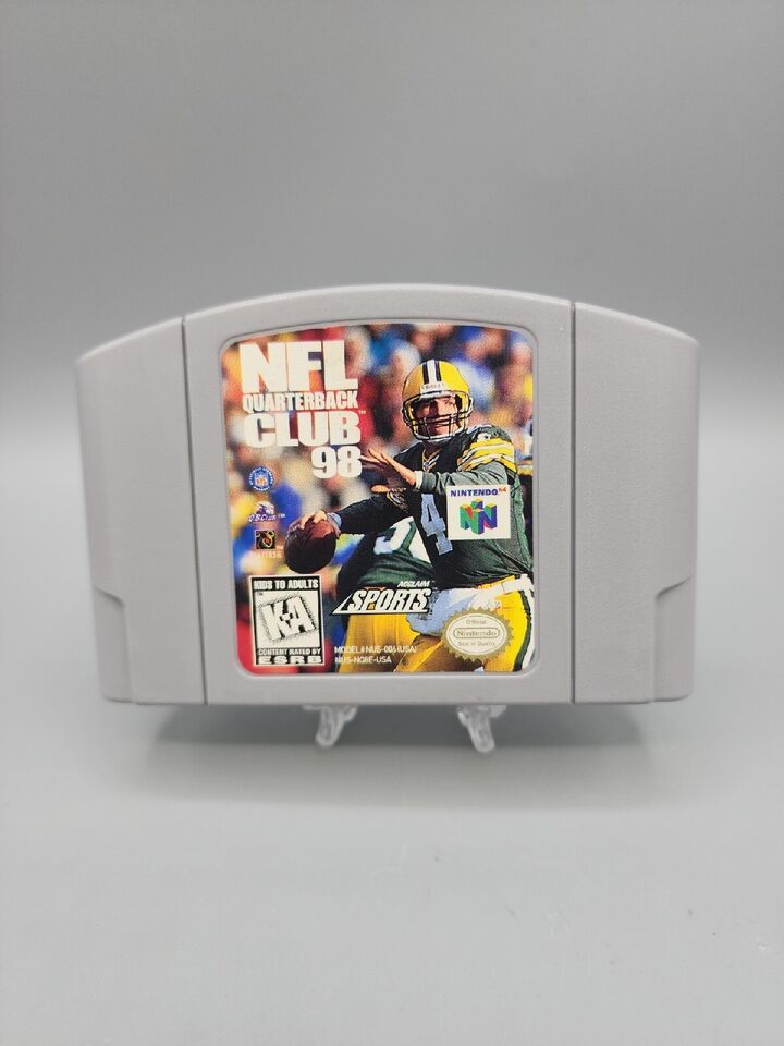 NFL Quarterback Club 98 Nintendo 64, 1998 Video Game Cartridge - $6.98