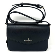 Kate Spade Sadie Envelope Crossbody Purse in Black Leather k7378 - $276.21