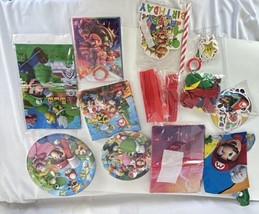 Party Supplies Super Mario Birthday theme, Super Mario Party Decorations - £17.99 GBP