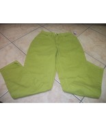 vintage womens green jeans the london jean Co. size 8 with 5 pockets - $240.10 CAD