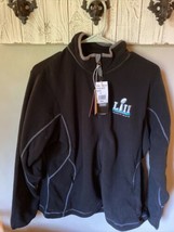 Antigua Womens NFL Super Bowl LII Fleece Pullover Jacket NWT $89.99 XL - £16.91 GBP