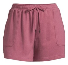 Terra &amp; Sky ~ Women&#39;s Size 4X (28W-30W) ~ Mauve ~ Cotton ~ Knit ~ Pull-On Shorts - £17.93 GBP