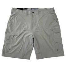 Iron Clothing Hybrid Microfiber Cargo Shorts size 44 Color Washed Stone Tan - $16.03