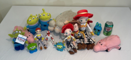 Toy Story Lot Disney Store Funko Bk Aliens Plush Bean Bag Bunny Jessie Woody - £47.03 GBP