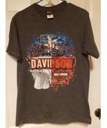 Central Texas Harley Davidson Round Rock T-Shirt Size M Texas Proud U.S.... - £13.01 GBP