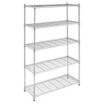 Whitmor Supreme 5 Tier Adjustable Shelving - 500 Pound Weight Capacity Per Shelf - £193.63 GBP