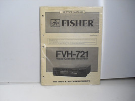 Fisher FVH-721 Original Service Manual - $1.97