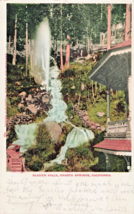 Shasta Springs California Ca~Glacier Water FALLS~1907 Antique Mitchell Postcard - £5.51 GBP