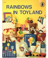 Any Bunny Can Rainbows in Toyland Vintage Sewing Pattern Book 1982 - £5.24 GBP