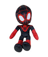 Spin Miles  Kids Black Plush 12&quot; Stuffed Animal Spidey Amazing Friends - $32.49 CAD