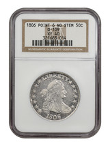 1806 50C NGC XF40 (O-109, Pointed 6, No Stem) - £1,388.33 GBP
