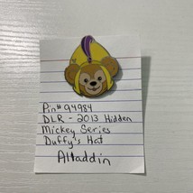 Disney Aladdin Duffy&#39;s Hats 2013 Hidden Mickey DLR Pin 94984 - $8.21