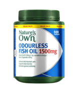 Natures Own Odourless Fish Oil 1500mg 500 Capsules - $132.33