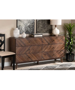 Leryn Walnut Brown 6-Drawer Dresser - €454,67 EUR