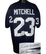 Lydell Mitchell signed Navy TB Custom Stitched Football Jersey All Ameri... - £87.68 GBP